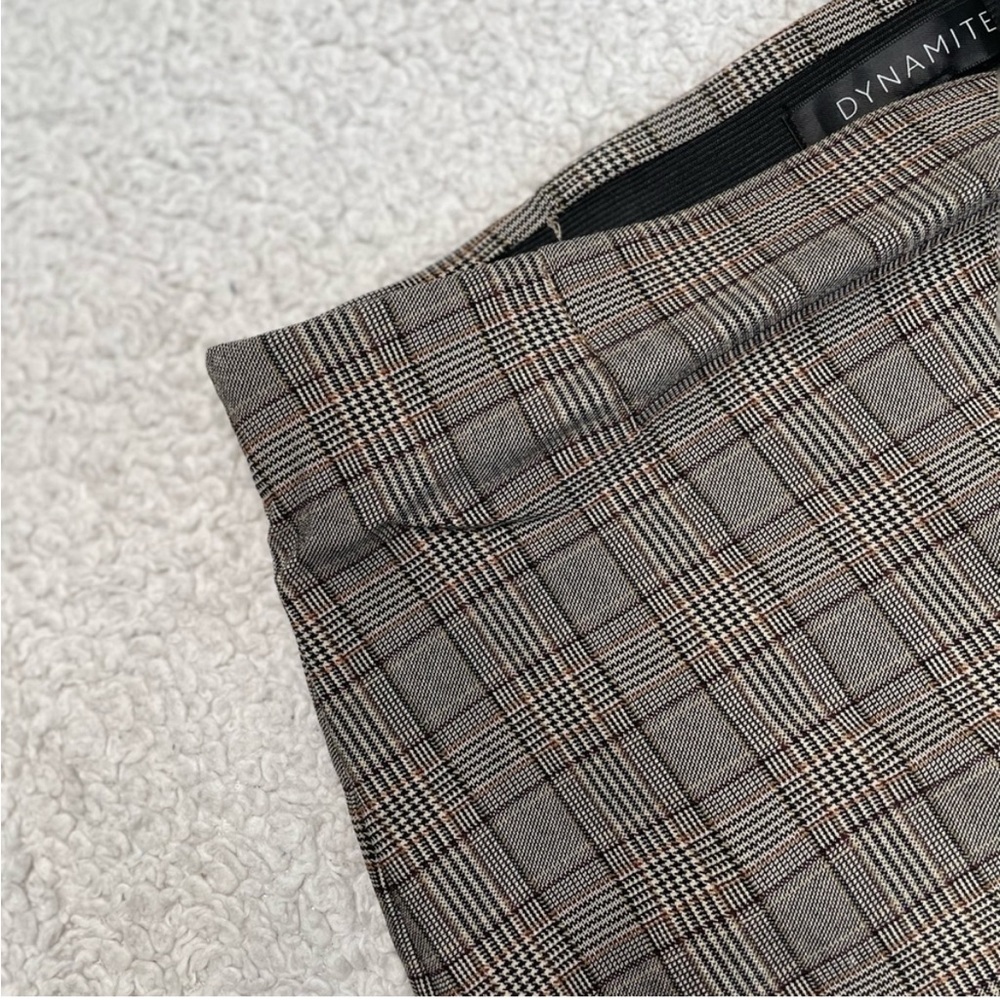 Plaid High Waisted Mini Skirt